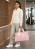 Pink GLGHMH Large Gym Bag with Shoe Compartment & Wet Pocket – Lightweight Sports Travel Holdall with 2 Shoe Bags
