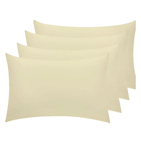 Pillow Cases Pack of 4 | Brushed Cotton | 50x75 cm