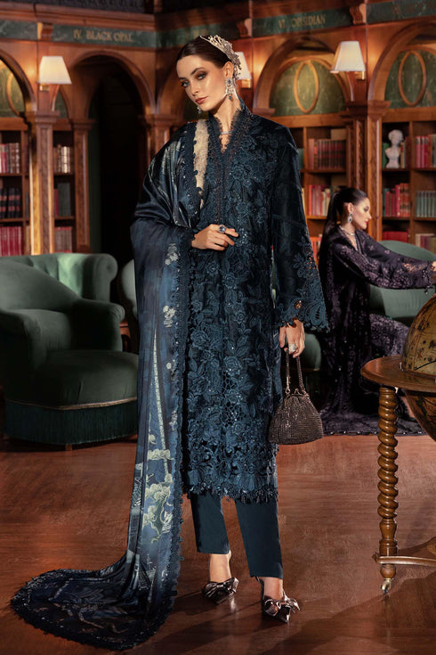 Maria B Embroidered Velvet Suit WL-1310