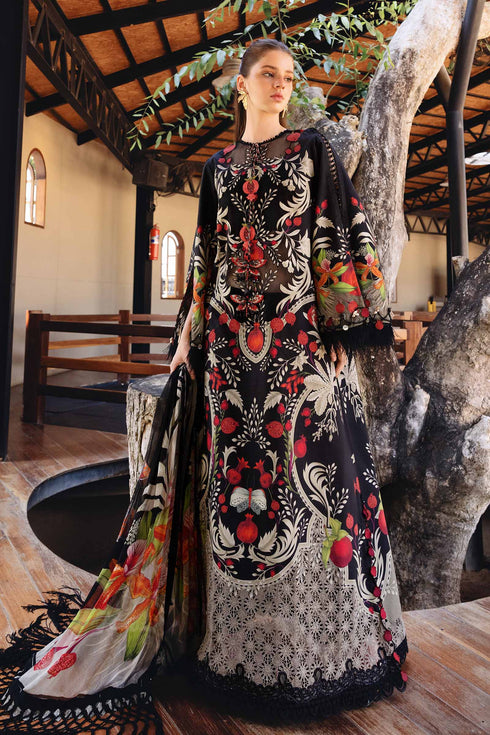 Maria B 3 Piece Embroidered Lawn Suit MPT-2912-B