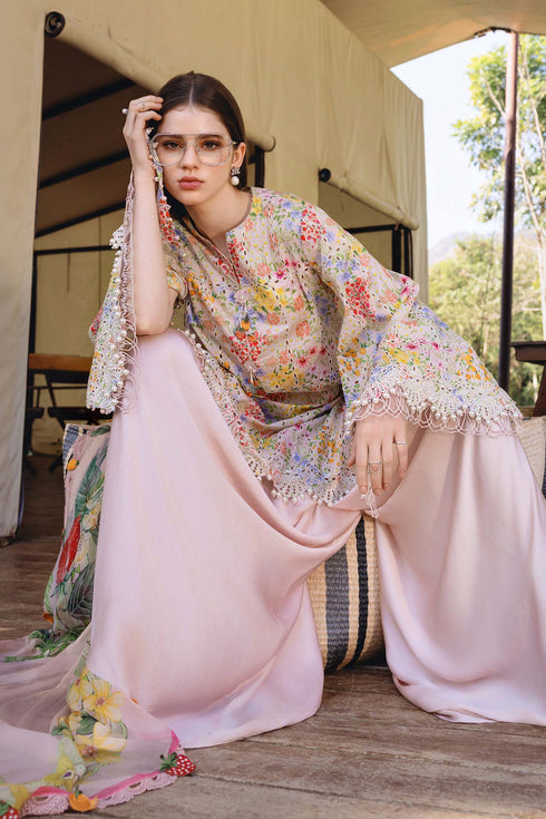 Maria B 3 Piece Embroidered Lawn Suit MPT-2914-A