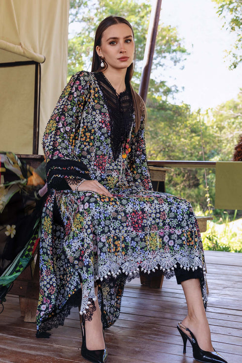 Maria B 3 Piece Embroidered Lawn Suit MPT-2914-B