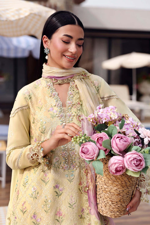 Maria B Embroidered 3PC Lawn Suit MPT-3001-A
