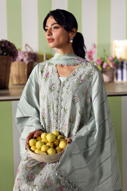 Maria B Embroidered 3PC Lawn Suit MPT-3001-B