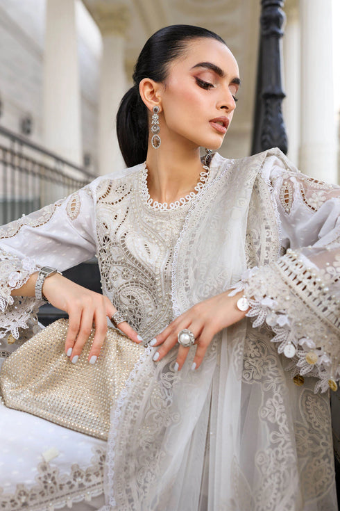 Maria B Embroidered Jacquard Lawn Suit EL-26-01