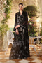 Maria B 3 Piece Embroidered Chiffon Suit MPC-26-101-Black