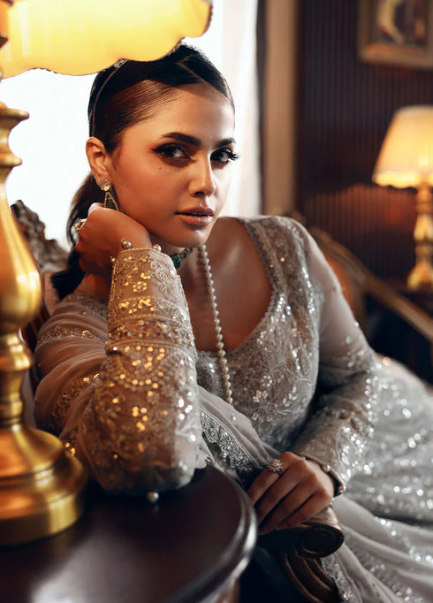 Gulaal Embroidered Sequined Chiffon Suit Sheyza