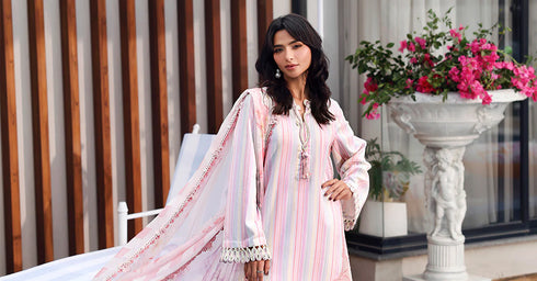 Maria B Embroidered 3PC Jacquard Suit MPT-3002-A