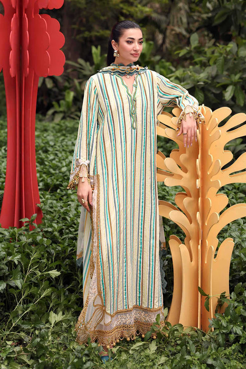 Maria B Embroidered 3PC Suit MPT-3002-B