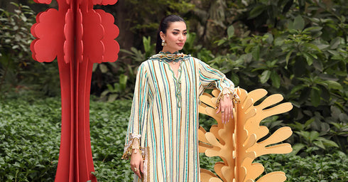 Maria B Embroidered 3PC Suit MPT-3002-B