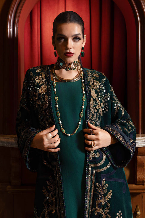 Maria B Embroidered Velvet Suit WL-1302