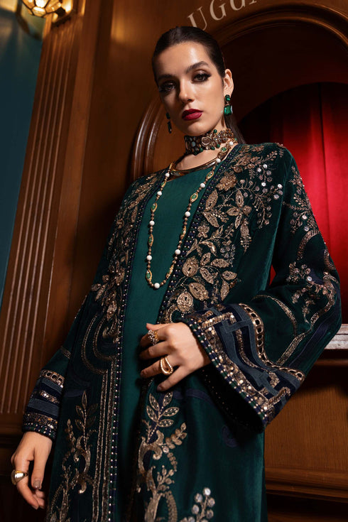 Maria B Embroidered Velvet Suit WL-1302