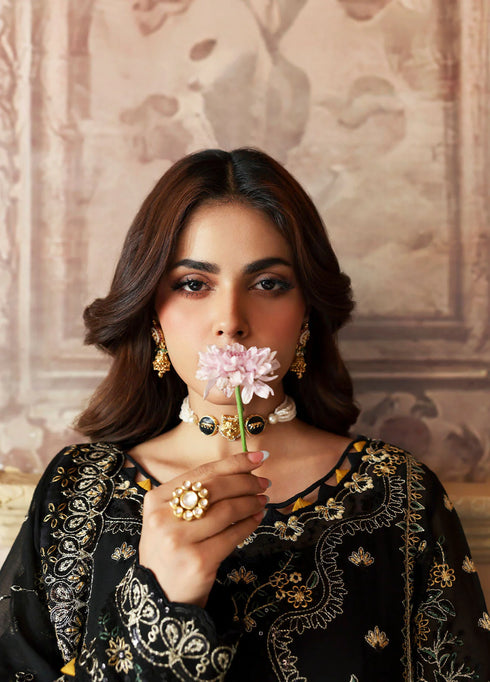 Gulaal Embroidered Sequined Chiffon Suit Deenah