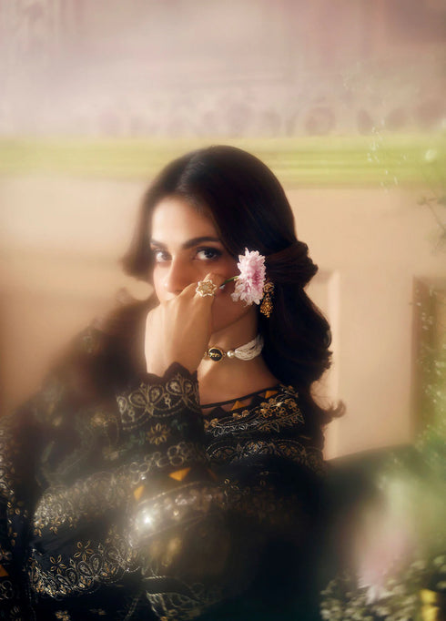 Gulaal Embroidered Sequined Chiffon Suit Deenah