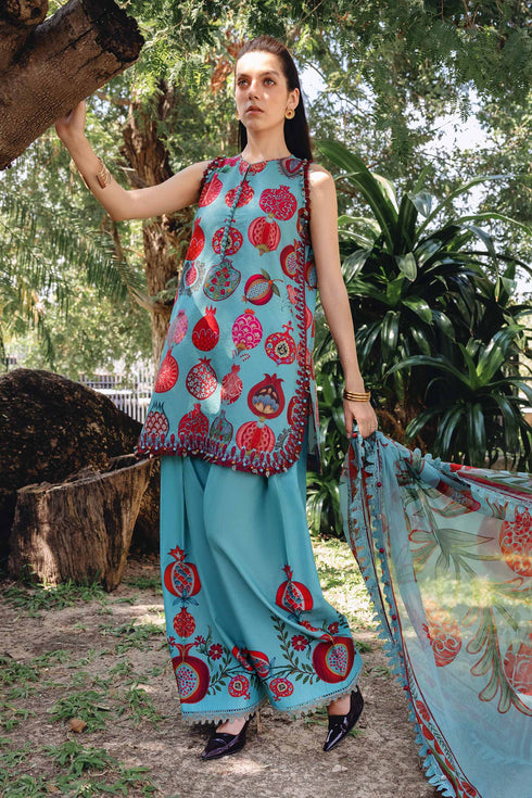 Maria B 3 Piece Embroidered Lawn Suit MPT-2903-B