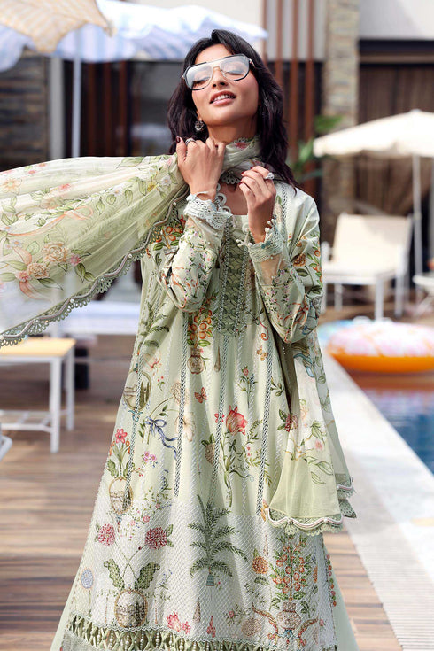 Maria B Embroidered 3PC Lawn Suit MPT-3004-B
