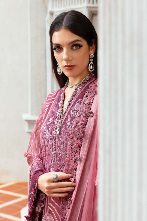 Maria B Embroidered Linen Suit WL-1304