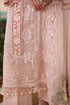 Maria B 3 Piece Embroidered Chiffon Suit MPC-26-104-Peach Pink