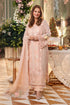 Maria B 3 Piece Embroidered Chiffon Suit MPC-26-104-Peach Pink