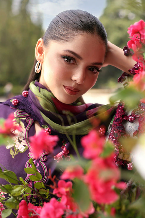 Maria B Embroidered 3PC Lawn Suit MPT-3005-A