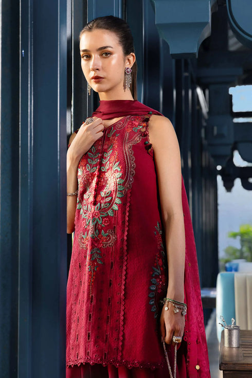 Maria B Embroidered Jacquard Lawn Suit EL-26-05