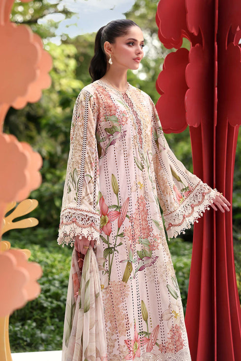 Maria B Embroidered 3PC Lawn Suit MPT-3006-A