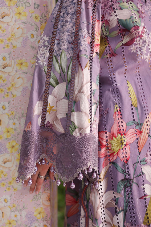 Maria B Embroidered 3PC Lawn Suit MPT-3006-B