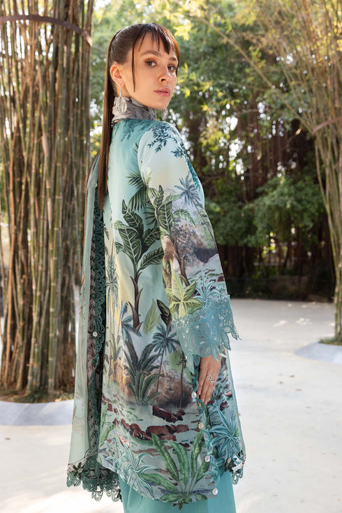 Maria B 3 Piece Embroidered Lawn Suit MPT-2907-A