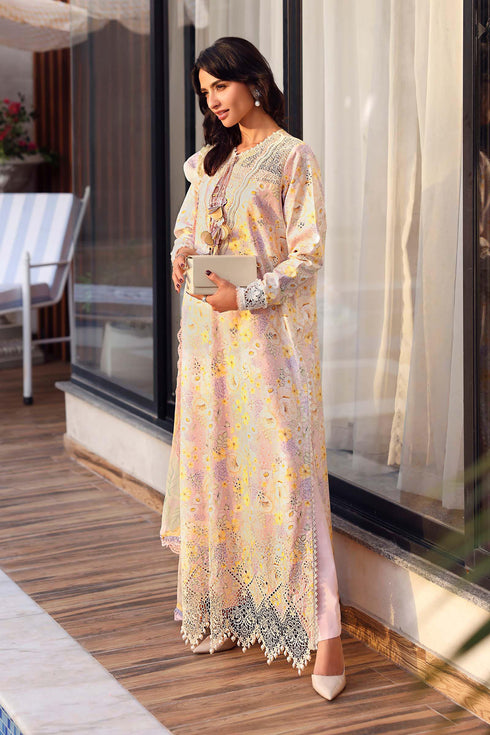 Maria B Embroidered 3PC Lawn Suit MPT-3007-B