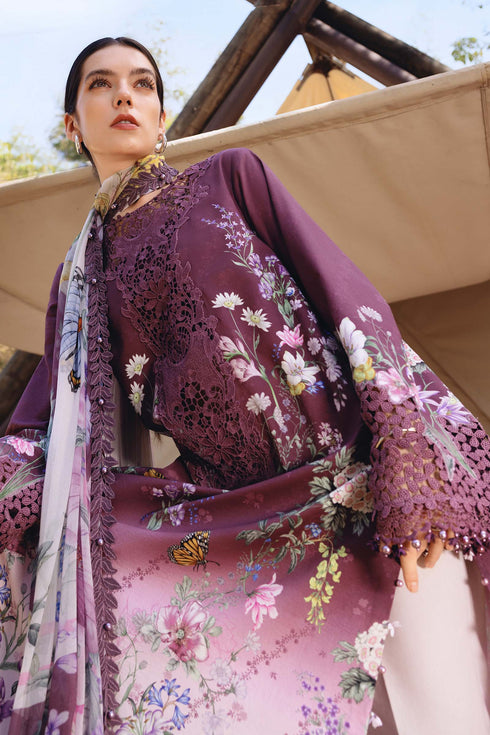 Maria B 3 Piece Embroidered Lawn Suit MPT-2909-B