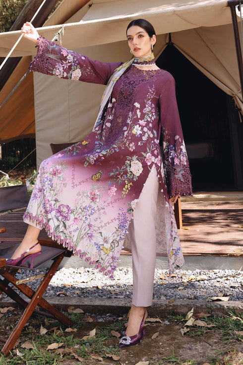 Maria B 3 Piece Embroidered Lawn Suit MPT-2909-B