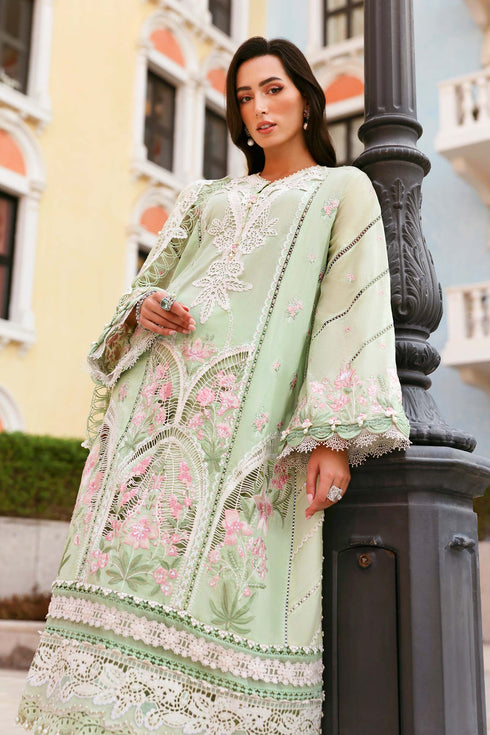 Maria B 3 Piece Embroidered Lawn Suit D-2611-A