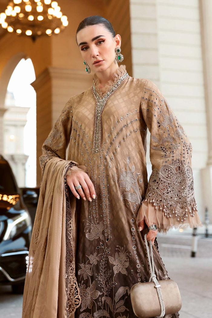 Maria B Embroidered Jacquard Lawn Suit D-2601-A