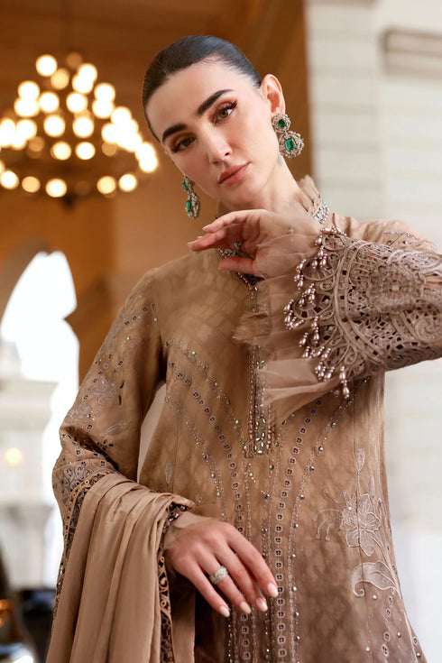 Maria B 3 Piece Embroidered Jacquard Lawn Suit D-2601-A