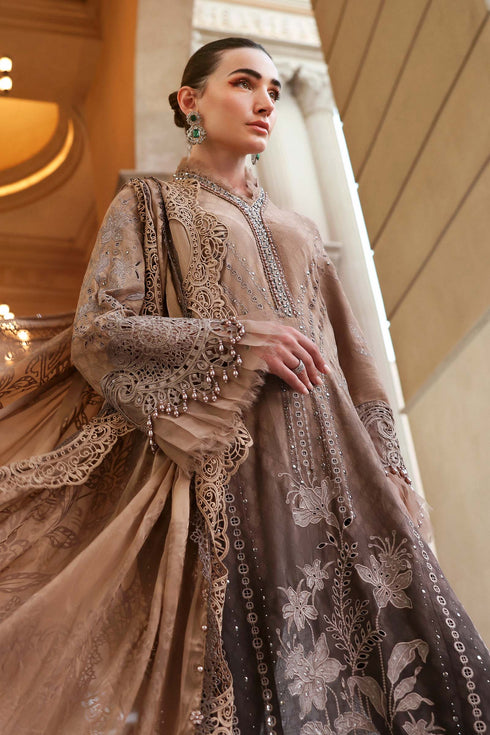 Maria B 3 Piece Embroidered Jacquard Lawn Suit D-2601-A