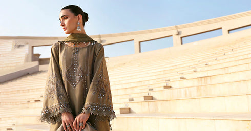 Maria B 3 Piece Embroidered Jacquard Lawn Suit D-2602-A