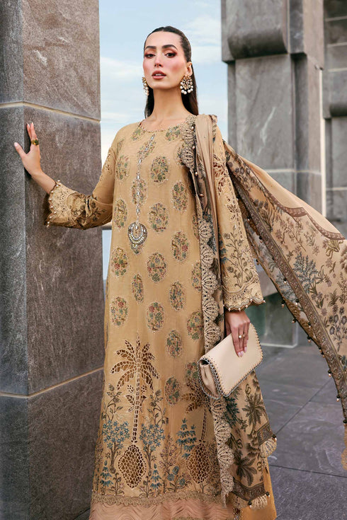 Maria B 3 Piece Embroidered Jacquard Lawn Suit D-2605-A