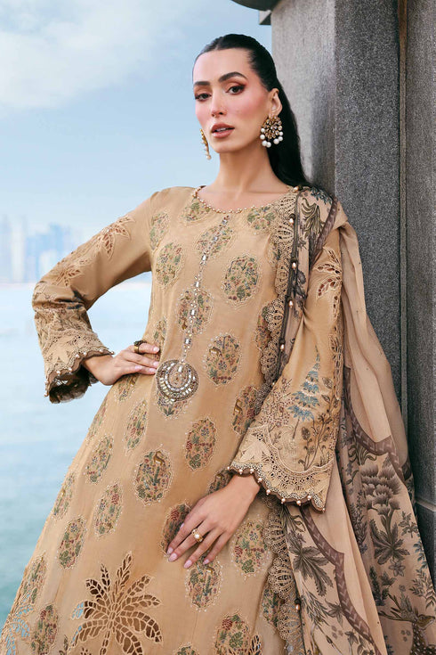 Maria B 3 Piece Embroidered Jacquard Lawn Suit D-2605-A