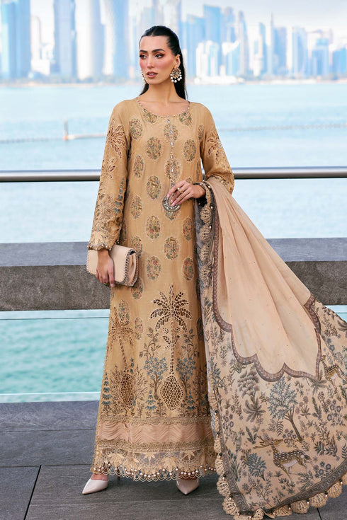 Maria B 3 Piece Embroidered Jacquard Lawn Suit D-2605-A