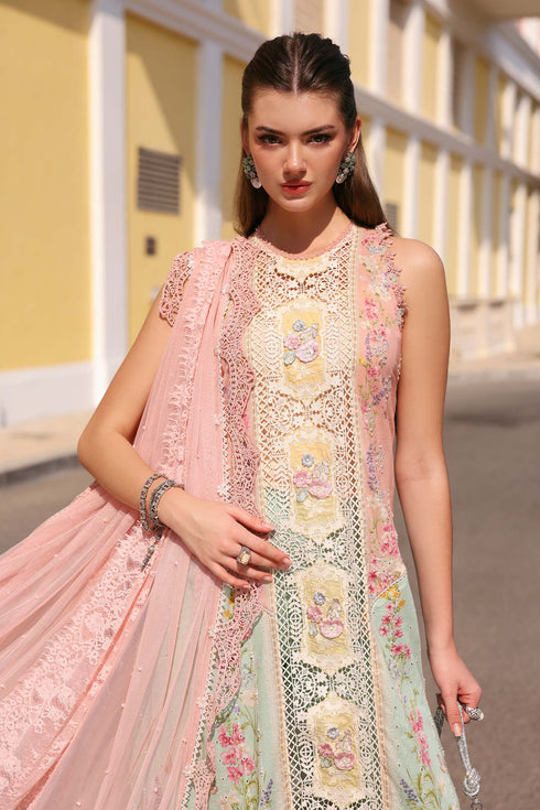 Maria B 3 Piece Embroidered Lawn Suit D-2606-A