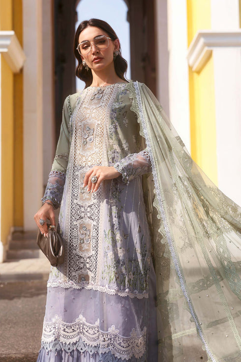 Maria B 3 Piece Embroidered Lawn Suit D-2606-B