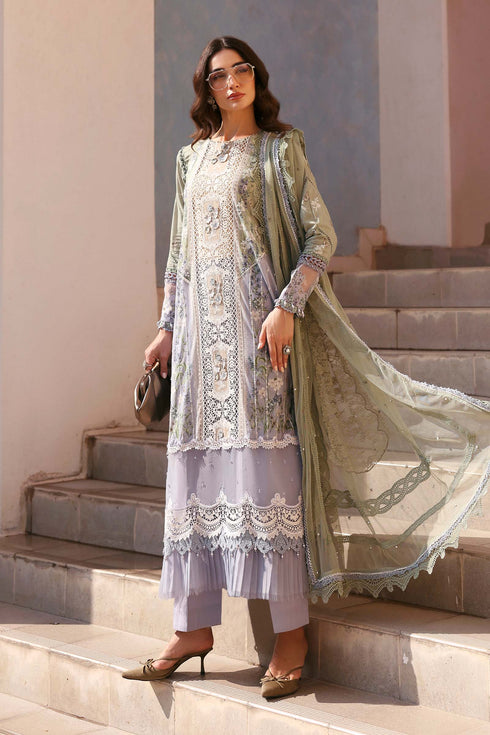 Maria B 3 Piece Embroidered Lawn Suit D-2606-B