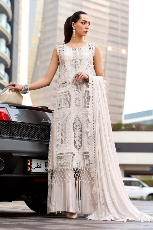 Maria B 3 Piece Embroidered Lawn Suit D-2608-A