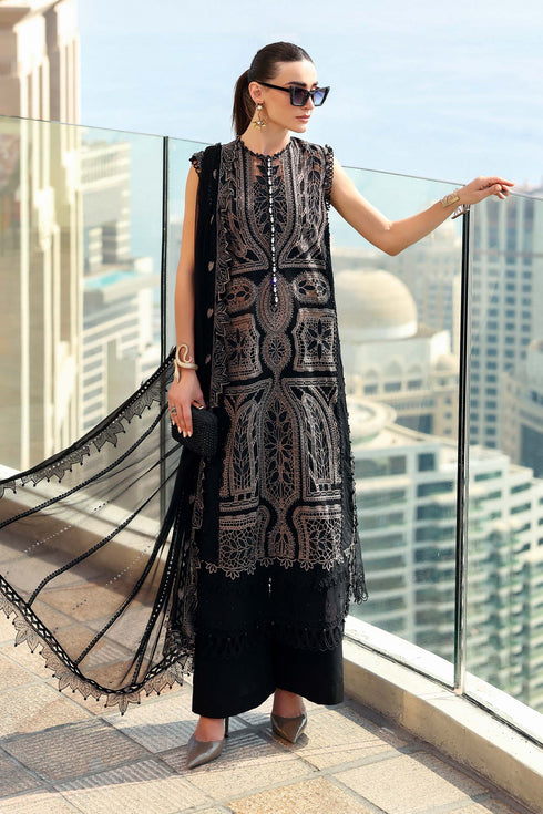 Maria B 3 Piece Embroidered Lawn Suit D-2608-B