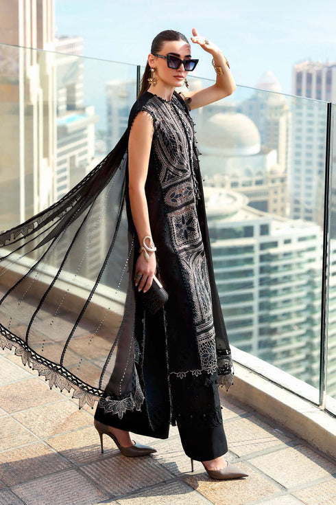 Maria B 3 Piece Embroidered Lawn Suit D-2608-B