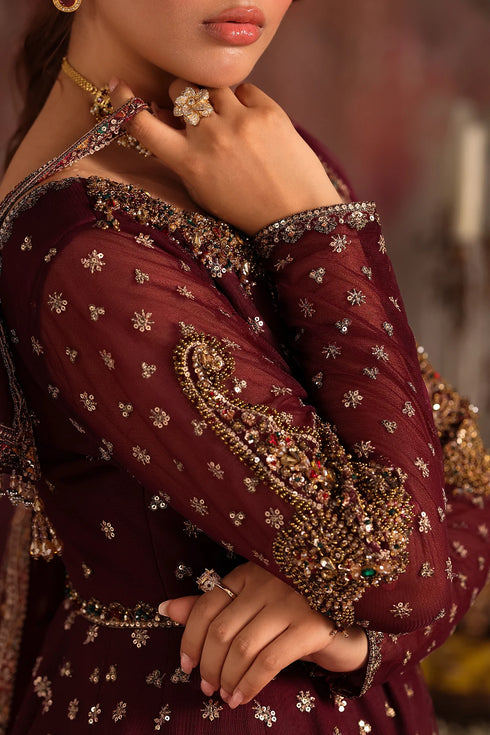 Charizma Embroidered Net Pishwas Suit STM-5-09