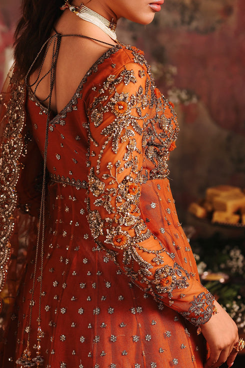 Charizma Embroidered Net Pishwas Suit STM-5-01