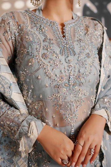Maryams Embroidered Organza Suit Zarq-ZEE-1913