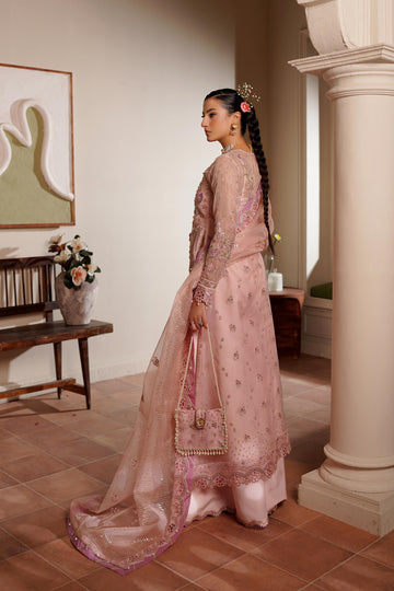 Maryams Embroidered Organza Suit Sunehri-ZEE-1914