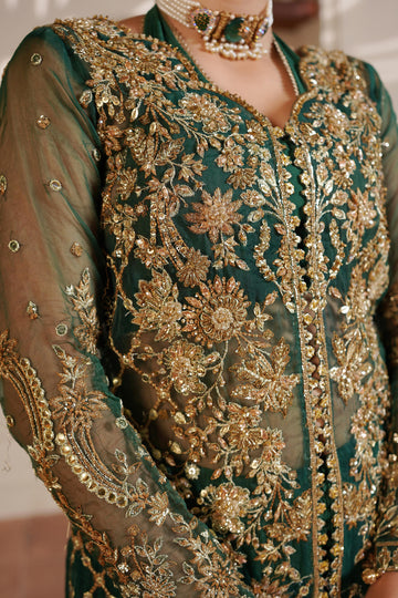 Maryams Embroidered Organza Suit Mehka-ZEE-1918